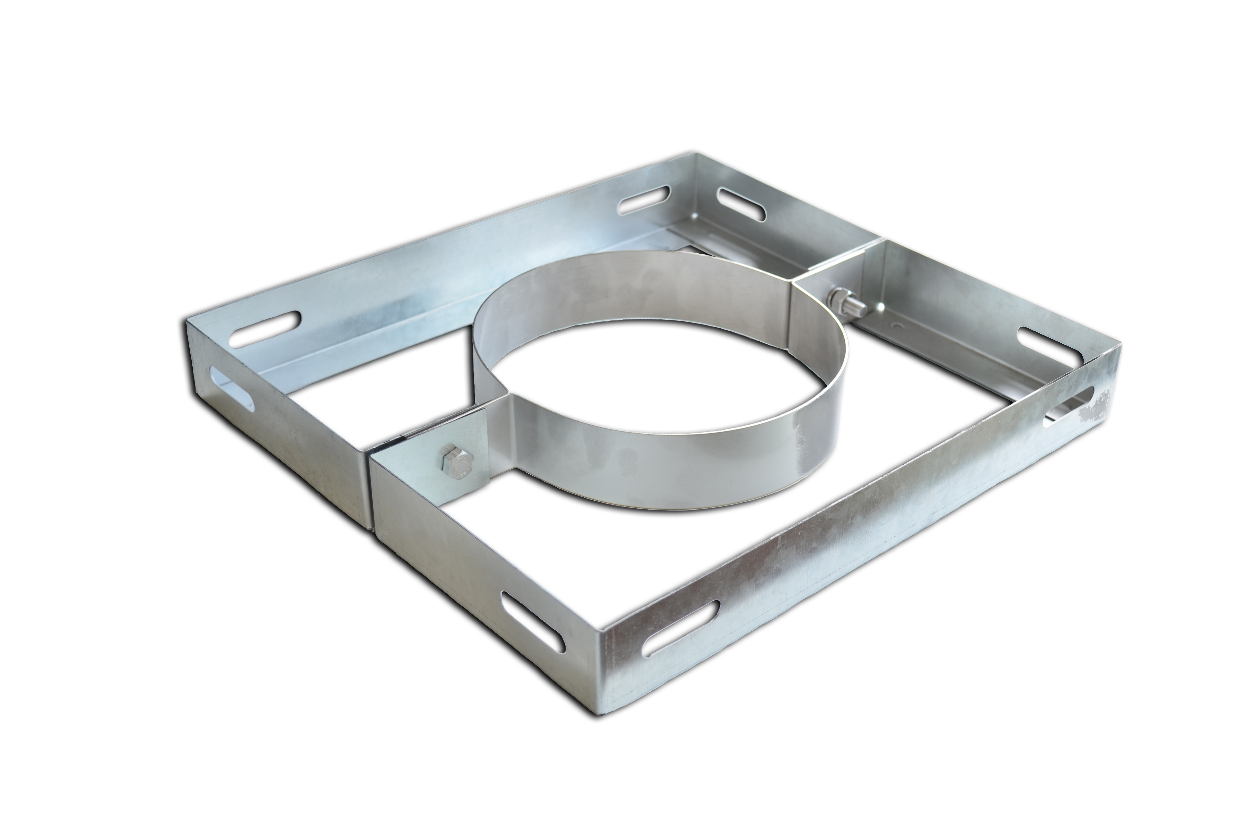 Support plafond en inox