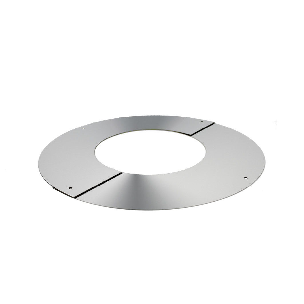 Rosace murale bipartite en inox - Ø130-150-180-200mm