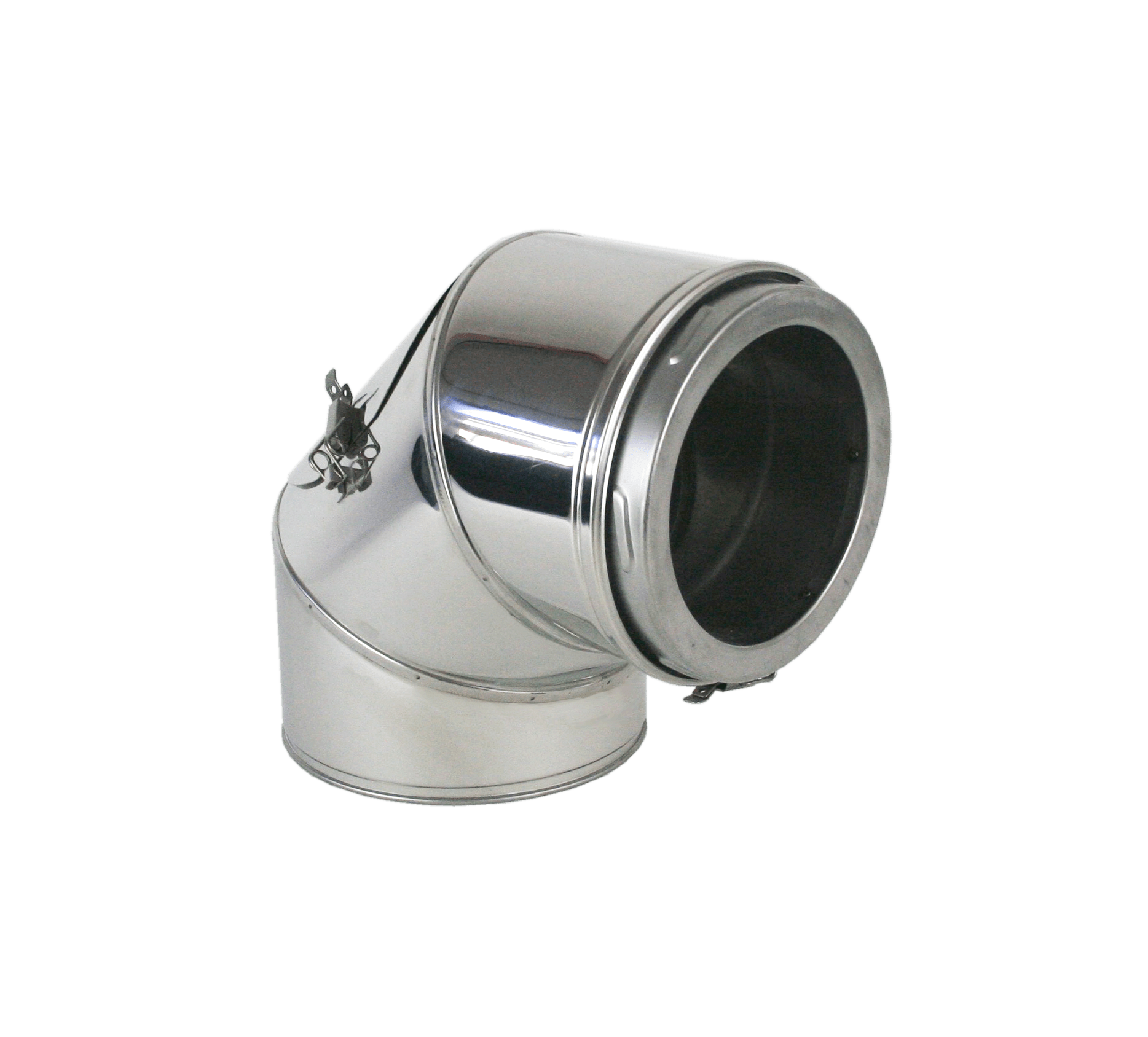 Coude 90° en Inox avec trappe d'entretien – Ø130-150-180-200mm