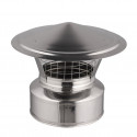 Chapeau pare-pluie en inox – Ø130-150-180-200mm