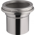 Adaptateur double à simple paroi en inox - Ø130-150-180-200mm
