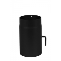 250mm conduit poêle à bois avec clapet papillon en acier 2mm - Ø150mm
