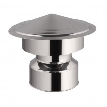 Chapeau anti-refouleur en inox – Ø130-150-180-200mm