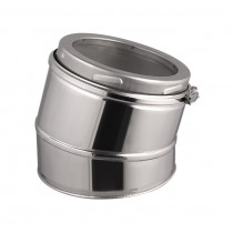 Coude 15° en Inox – Ø130-150-180-200mm