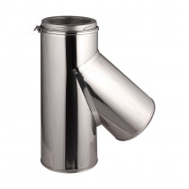 Té de raccordement en inox 45°– Ø130-150-180-200mm
