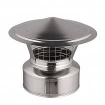 Chapeau pare-pluie en inox – Ø130-150-180-200mm