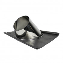 Solin de toit en pente 31-45° en plomb - Ø130-150-180-200mm