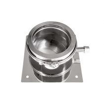 Support de base en inox avec sortie de l’eau de condensation (latérale) - Ø130-150-180-200mm