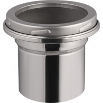 Adaptateur double à simple paroi en inox - Ø130-150-180-200mm