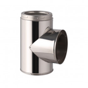Té de raccordement en inox – Ø130-150-180-200mm