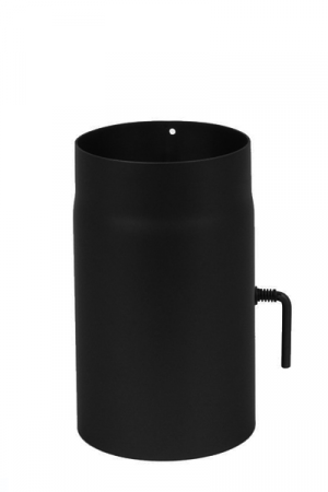 250mm conduit poêle à bois avec clapet papillon en acier 2mm - Ø150mm