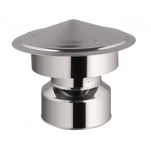 Chapeau anti-refouleur en inox – Ø130-150-180-200mm