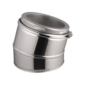 Coude 15° en Inox – Ø130-150-180-200mm