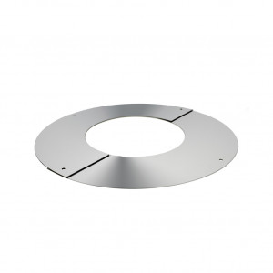 Rosace murale bipartite en inox - Ø130-150-180-200mm